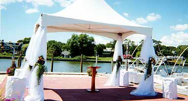 Renting a tent - ceremony tent